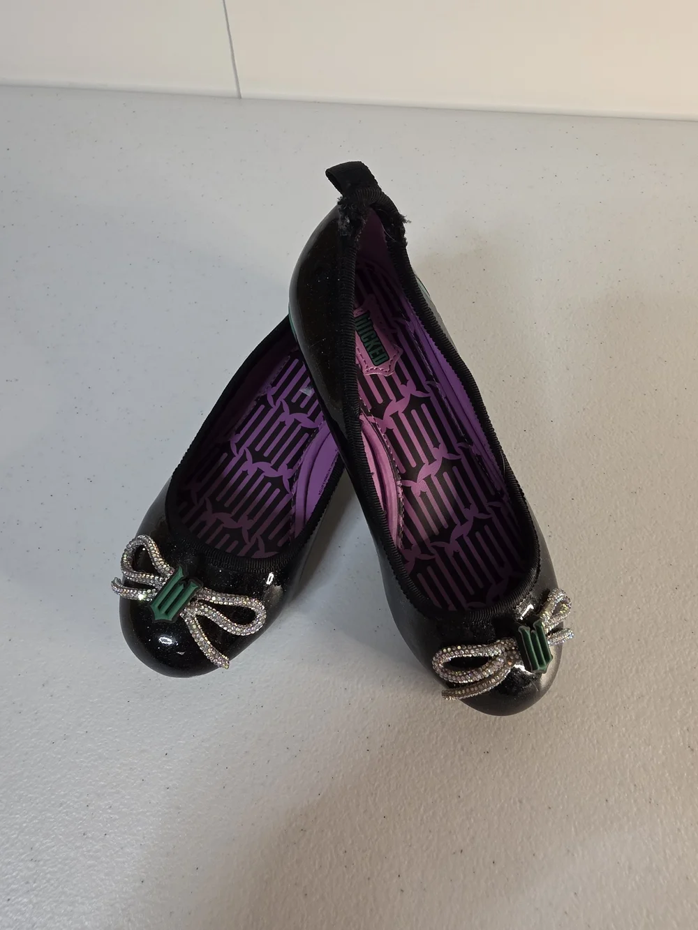 Wicked ELPHABA Witch Halloween Costume GroundUp Shoes Size Little Girls 12